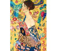 Puzzle à l'oiseau bleu Gustave Klimt - Dame à l'éventail, 1918 - 1000 pièces