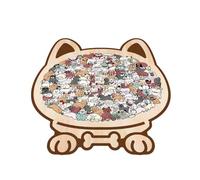 Puzzle à motif chien, 115 pièces avec coloration Morandi pour une décoration relaxante, puzzle en bois pour adultes, idéal pour adultes et enfants, garçons, femmes, passion et famille comme R