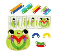 Puzzle À Picots Puzzle Géométrique STEM À Empiler sur Tableau À Picots | De Boutons Sur Planche À Picots Pour Filles Adultes Maison École Camping Cadeaux Fête Anniversaire