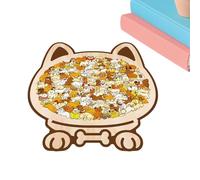 Puzzle à Sujet pour Chiens - Jouets éducatifs et décoratifs avec 115 pièces en Couleurs morandi,Puzzle en Bois | Convient pour Noël, garçons, Famille, Amoureux, Femmes, Plage, Voitures et Les