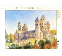 Puzzle · Abbaye de Maria Laach | Un havre de paix dans l'Eifel · 1000 pièces · Format assemblé 64 × 48 cm · CALVENDO Puzzle