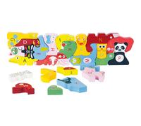 Puzzle abc en bois