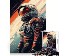 Puzzle Abstrait d'astronautes pour Adolescents, 1000 pièces, Stimulation cérébrale, détente, Cadeau de Noël de qualité supérieure (38x52cm)