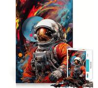 Puzzle Abstrait de 1000 pièces Adolescents astronautes » Un Jeu Stimulant pour Les méninges, à Partager et à la découverte de la Chaleur et de la Surprise 38x52cm