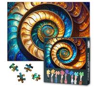 Puzzle abstrait de 1000 pièces, puzzle en spirale pour adultes, puzzle abstrait en spirale pour adultes, 70 x 50 cm, jeu d'adresse impossible pour toute la famille