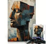 Puzzle Abstrait de 1000 pièces représentant des Visages aux Couleurs Vives,idéal pour Les Adolescents entraînement à la Concentration,Divertissement Pendant Les Temps Libres,Assemblage Facile