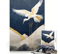 Puzzle Abstrait décoratif d'oiseaux pour Adultes, 1000 pièces, pour développer la logique, se détendre et s'amuser en Toute tranquillité Idéal comme Cadeau de Saison (38x52cm)