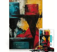 Puzzle Abstrait d'espionnage de 1000 pièces pour Adolescents, défi cérébral, Jeu de détente, découpe précise, œuvre d'art à Exposer 50x75cm