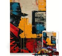 Puzzle Abstrait d'espionnage Difficile pour Adultes, 1000 pièces, pour stimuler la mémoire, Calmer l'évasion, Bords tendus, Cadeau spécial 38x52cm