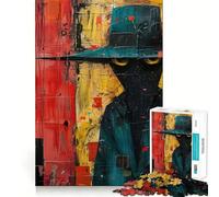 Puzzle Abstrait d'espionnage pour Adultes, 1000 pièces, Smart Reason Toy Group Joy, Bords Lisses, œuvre d'art 38x26cm