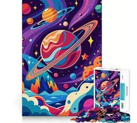 Puzzle Abstrait Galaxie Spatiale de 1000 pièces pour Adolescents, Jeu de logique et de développement du Sens de l'équilibre, découpe précise, (50x75cm)