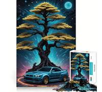 Puzzle Abstrait Nissan R 1000 pièces pour Adultes, Jouet cognitif, Moment de Partage et de complicité, Motif à Assembler, Cadeau de Noël (50x75cm)