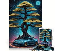 Puzzle Abstrait Nissan R 1000 pièces pour Adultes, Jouet cognitif, Moment de Partage et de complicité, Motif à Assembler, Cadeau de Noël (50x75cm)
