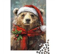 Puzzle Abstrait Ours Grizzly pour Adultes, 1000 pièces, Jeu Stimulant et Amusant, 38 x 26 cm / 1000 pièces