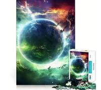 Puzzle Abstrait Paysage Spatial pour Adolescents 1000 pièces Stimule la mémoire Détente et Douceur Découpe Lisse Cadeau élégant (38x26cm)
