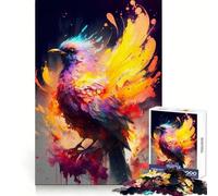 Puzzle Abstrait Phénix Mystique pour Adolescents, 1000 pièces, Jeu de réflexion Anti-Stress, découpe Premium, Cadeau Exceptionnel (38x52cm)