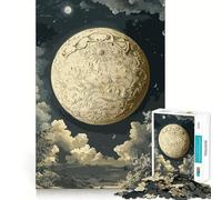 Puzzle Abstrait Spatial 1000 pièces pour Adultes, Cadeau Stimulant pour l'esprit, Facile Jouer, découpe précise, idéal pour Les Loisirs (38x52cm)