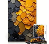 Puzzle Abstrait texturé de 1000 pièces pour Adultes, Puzzle de mémoire à Monter Lentement, Plaisir d'assemblage, Cadeau créatif 38x26cm