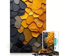 Puzzle Abstrait texturé pour Adolescents 1000 pièces Améliore la mémoire Loisirs à la Maison Bords précis Cadeau Exquis 38x52cm