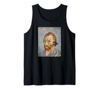 Puzzle accrocheur - Portrait de Van Gogh avec pièce manquante Débardeur