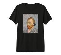 Puzzle accrocheur - Portrait de Van Gogh avec pièce manquante T-Shirt Haut de Gamme