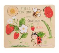 Puzzle adèle la coccinelle multicolore TU