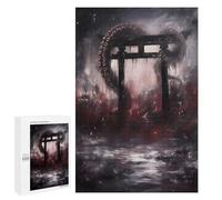 Puzzle Adolescent 1000pcs Puzzle Tentacle Torii Gate Puzzles Adultes Jeu de Famille Oeuvre Art Anniversaire Noël 1000pcs