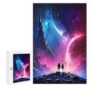 Puzzle Adolescent 1000pcs Universe Couple Lovers Jouet Puzzle Décoration Murale Décoration Maison 1000pcs
