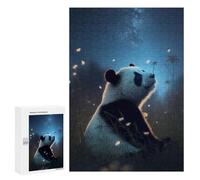 Puzzle Adolescent 300pcs Panda Galaxy Animal Puzzles Adultes Jouets Muraux Vacances Maison Loisirs Anti-Stress 300pcs