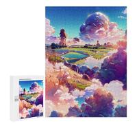 Puzzle Adolescent 500pcs Pastel Cloudscape Fantasy Puzzles Adolescents Jouets DIY Défi Unique Cadeau Anniversaire 500pcs