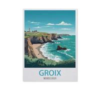 Puzzle Adult 1000，Groix Morbihan，Puzzle De 1000 Pièces Jeux De Famille Amusants, Divertissement De Relaxation Et De Méditation（38x26cm）-GO35