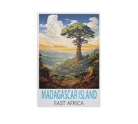 Puzzle Adult 1000，Île de Madagascar Afrique de l'est，Puzzle De 1000 Pièces Jeux De Famille Amusants, Divertissement De Relaxation Et De Méditation（75x50cm）-FR75
