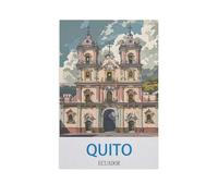 Puzzle Adult 1000,Quito, Équateur,Puzzle De 1000 Pièces Jeux De Famille Amusants, Divertissement De Relaxation Et De Méditation(38x26cm)-GB15