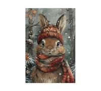 Puzzle Adulte 100 Pièces Arbre Lapins Animaux 40 x 28 cm Puzzles pour Adultes Jeu éducatif Puzzle Impossible Puzzles 100 Pièces Adultes