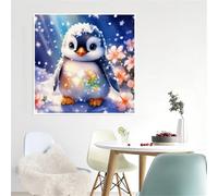 Puzzle Adulte 100 Pièces, Bricolage Puzzle Penguin Snow, Puzzles Impossible 100 Pieces, Jeu de Famille Team Building, Cadeau pour Les Amants ou Les Amis, Unique Home Decor