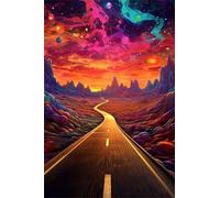 Puzzle Adulte 100 Pièces Paysage D'Autoroute 40 x 28 cm Puzzles pour Adultes Jeu éducatif Puzzle Impossible Puzzles 100 Pièces Adultes