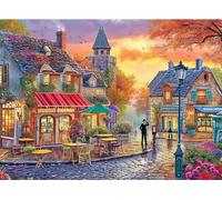 Puzzle Adulte 100 Pièces Rues Villes 40 x 28 cm Puzzles pour Adultes Jeu éducatif Puzzle Impossible Puzzles 100 Pièces Adultes