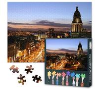Puzzle adulte 1000 blocs, puzzle Leeds Skyline Skyline, England Night View Adulte Puzzle ou jouet pour amis plus âgés 50 x 70 cm