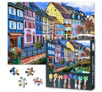 Puzzle adulte 1000 blocs, puzzles pour la ville de Colmar en France, puzzles pour adultes en Alsace en France, puzzle jeux ou jouets pour amis plus âgés 50x70cm