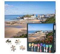 Puzzle adulte 1000 blocs, Tenby Harbour Pembrokeshire Pays de Galles, puzzle adulte jeu ou jouet pour adultes, pour les amis plus âgés 50 x 70 cm