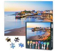 Puzzle adulte 1000 blocs, Tenby Harbour Pembrokeshire Pays de Galles UK, puzzle pour adultes ou jouets pour amis plus âgés, 50 x 70 cm