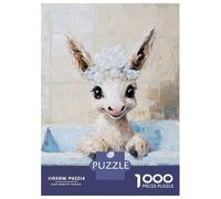 Puzzle Adulte 1000 Pièces Adorable Bath Time Puzzles pour Adolescents, Jouets Anti-Stress, Défi Difficile, Cadeau d'anniversaire Unique 52x38cm/1000pcs