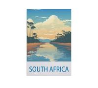 Puzzle Adulte 1000 Pièces,Afrique du Sud,Bricolage sur Dessin Cadeau Unique sur Le Mur(75x50cm)-GA3