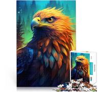 Puzzle Adulte 1000 pièces Aigle dans la forêt Aidez Le Cerveau à exercer des Jouets addictifs pour cultiver la Patience Cadeau Amusant 75x50cm