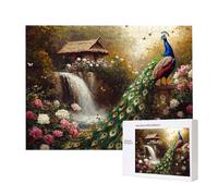 Puzzle Adulte 1000 Pièces Animaux paons 75x50cm Impossible Difficile Défiant, Puzzles pour Adultes Jeu éducatif Défi Jouets 1000 Pièces Puzzles pour Adultes, Divertissement Créatif Cadeau u-157