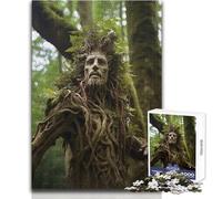 Puzzle Adulte 1000 pièces - Arbre Ancien et Esprit - Design Magnifique - Jeu d'analyse et de logique - Idée Cadeau Père Noël Secret - Dimensions : 38x52cm