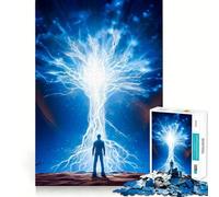 Puzzle Adulte 1000 pièces Arbre de Vie Chemins Jeu de précision Jouet cérébral Intelligent pour Passer Le Temps Libre Cadeau d'anniversaire pour l'esprit (38x52cm)