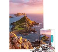 Puzzle Adulte 1000 pièces Archipel de la Tour Génoise Puzzle Adulte Jeu Familial pour Passer Le Temps à la Maison idéal pour Un Anniversaire ou Noël (Dimensions 50x75cm)