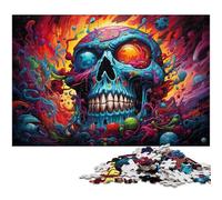 Puzzle Adulte 1000 pièces Art de la Peinture en Couleur Puzzle avec Affiche et fiche de Questions réponses Assorties 1000 pièces (75 x 50 cm)
