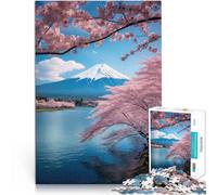 Puzzle Adulte 1000 pièces Art du Paysage Japonais pour Le Jeu éducatif Challenge Toy Convient pour la décoration de Bureau 75x50cm